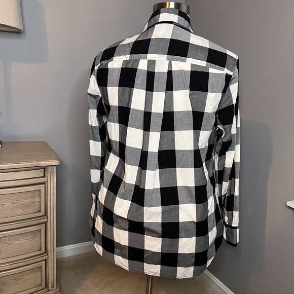 Lane Bryant Checkered Button-Up Shirt in Size 18 - Picture 3 of 6